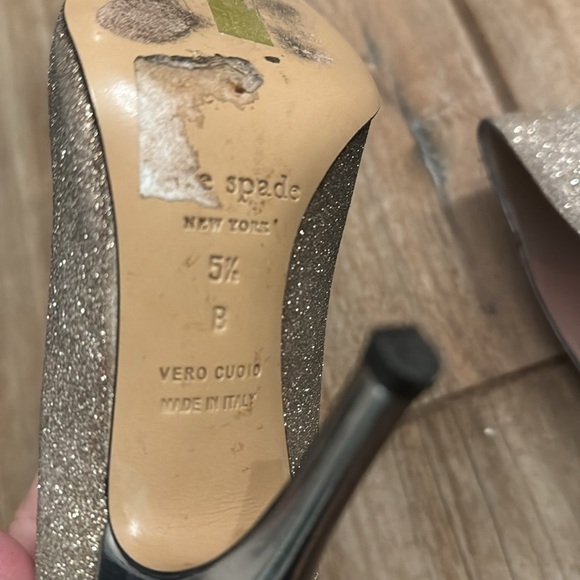 Kate Spade - women’s Size 5.5 Closed Toe Sparkle Heel - Picture 10 of 10
